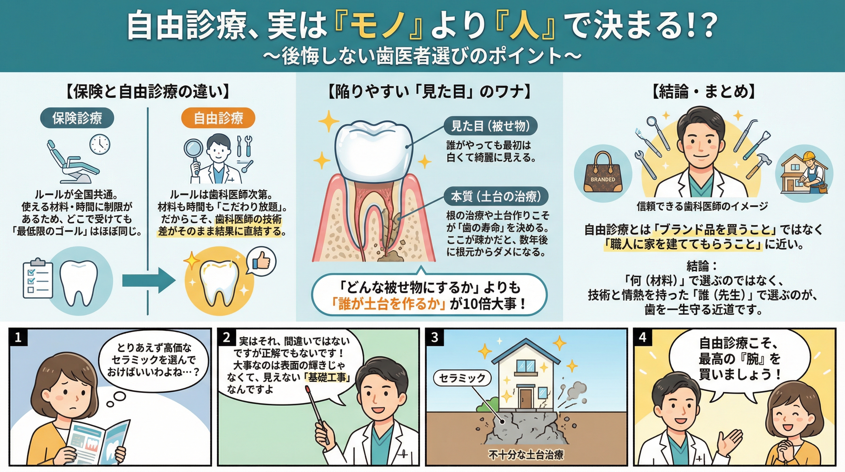 自由診療は「モノ」ではなく「ヒト」で決まる！！！